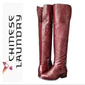Chinese Laundry ‘Fawn’ Leather Riding Boot